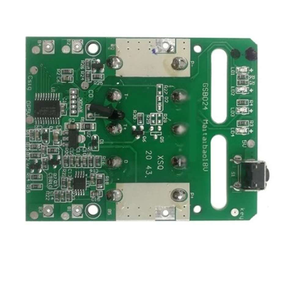 

1Pc Circuit PCB Board Electric Charging Protection Board For Repairing Battery For Metabo 18V Lithium Battery Rack Power Tool