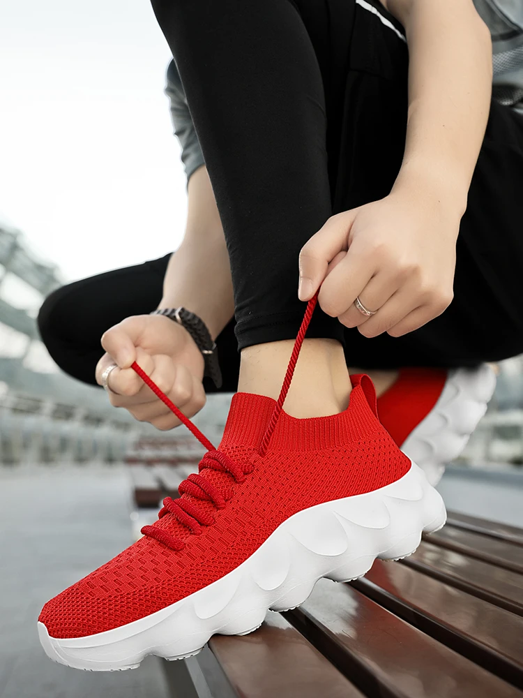 Herren-Outdoor-Wander- und Laufschuhe in großen Größen, bequeme, lässige, vielseitige, modische Sportschuhe für Paare, Training – Detail 3