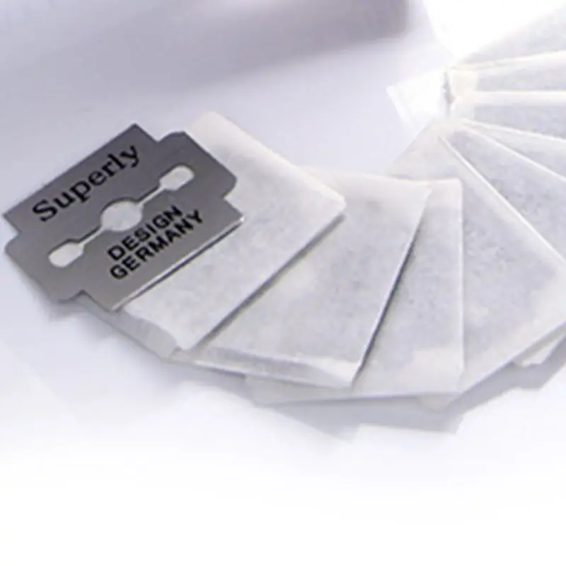 캘러스 면도기 블레이드, 옥수수 평면 하드 데드 스킨 리무버, 발 파일 페디큐어용 스테인레스 스틸 교체 블레이드, 100 개