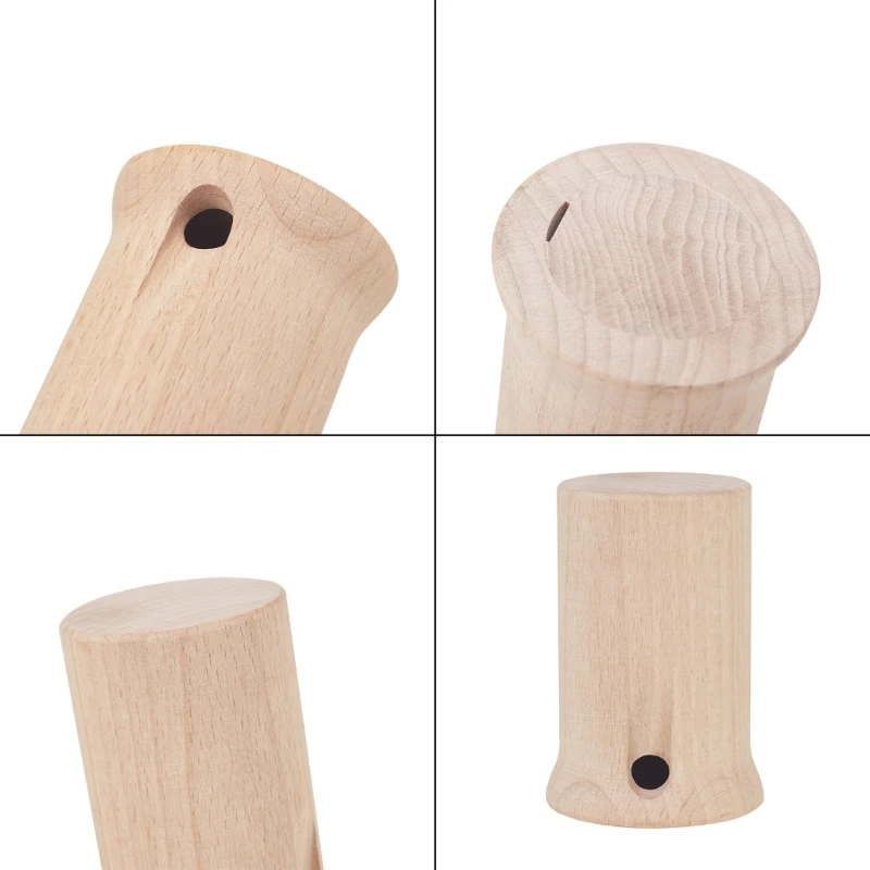 Bird Caller Musical Toy Whistles Wooden Meditation Chimes Rhythm Block Owl Call