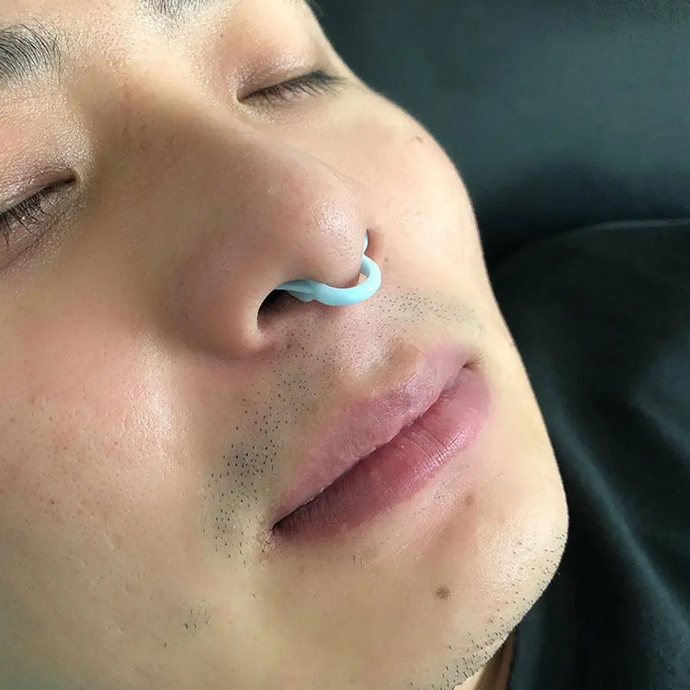 2pcs Mini Stop Snoring Device Silicone Elastic Nose Clip Anti-Snoring Supplies To Prevent Snoring Good Sleep Dropshipping 4