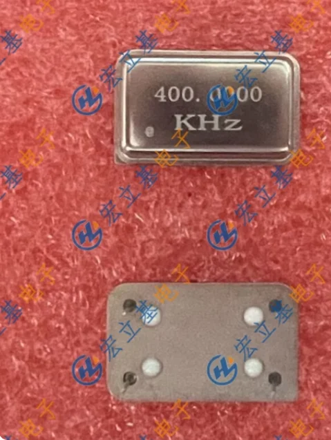 직사각형 액티브 수정 발진기, DIP4, 400KHz, 400.000KHz, 400K, 3.3, 5V, OSC 호환 발진기, 5PCs/로트