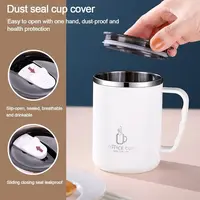 Home office Stainless Steel Thermos Mug Tea Coffee Thermal Cup Insulated Travel Mug 500ML 2