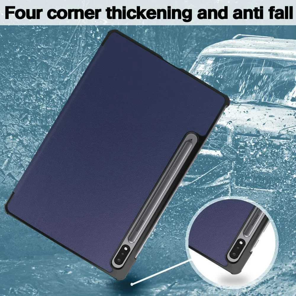 Magnetic Trifold Stand Cover for 12.4 Inch Galaxy Tablets