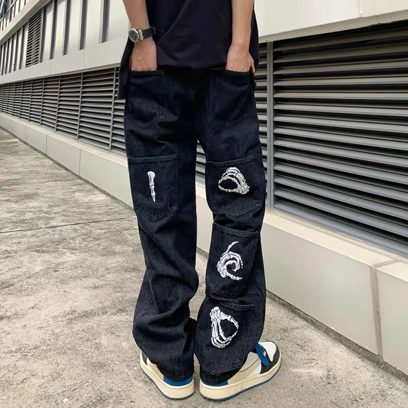 JXG Men Zip Trim Pure Color Mid Rise Casual Hip Hop Classic Dress Pants