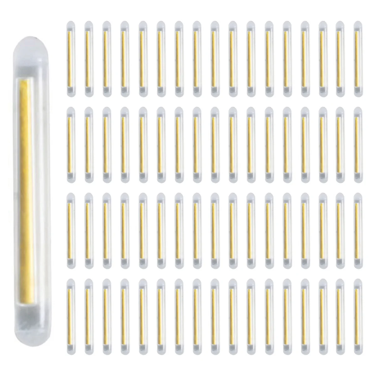 BAAU 400PCS Fishing Float Light Stick Fluorescent Lightstick LED Fluorescent Dark Glow Sticks Fishing Float Accessories 4.5mm