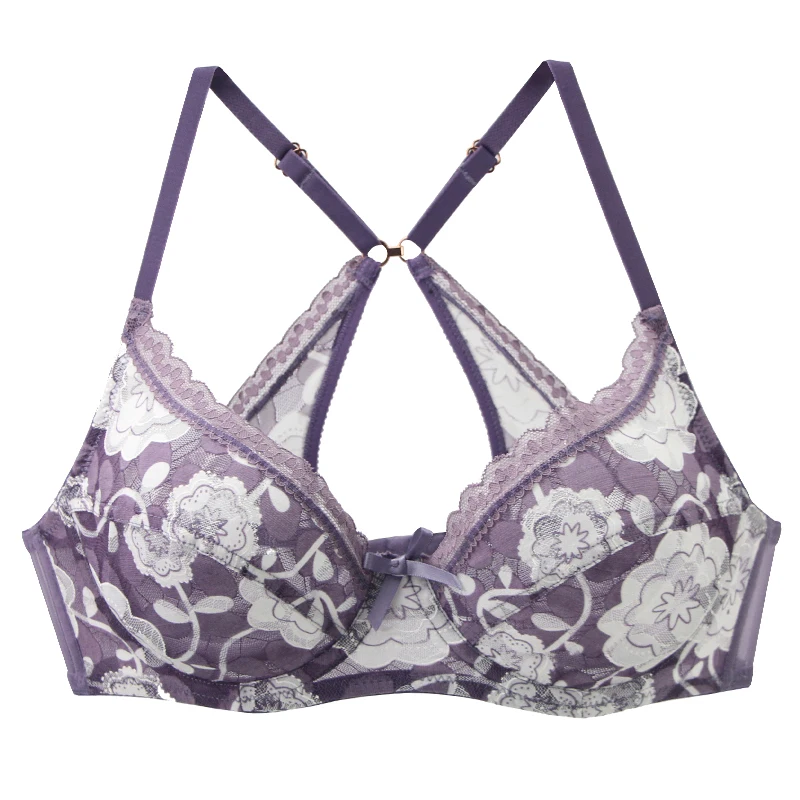 

2023 New Sexy Bras Women Floral Underwire Bralette Ladies Big BCDE Cup Underwear Intimates Plus Size Female Lingerie