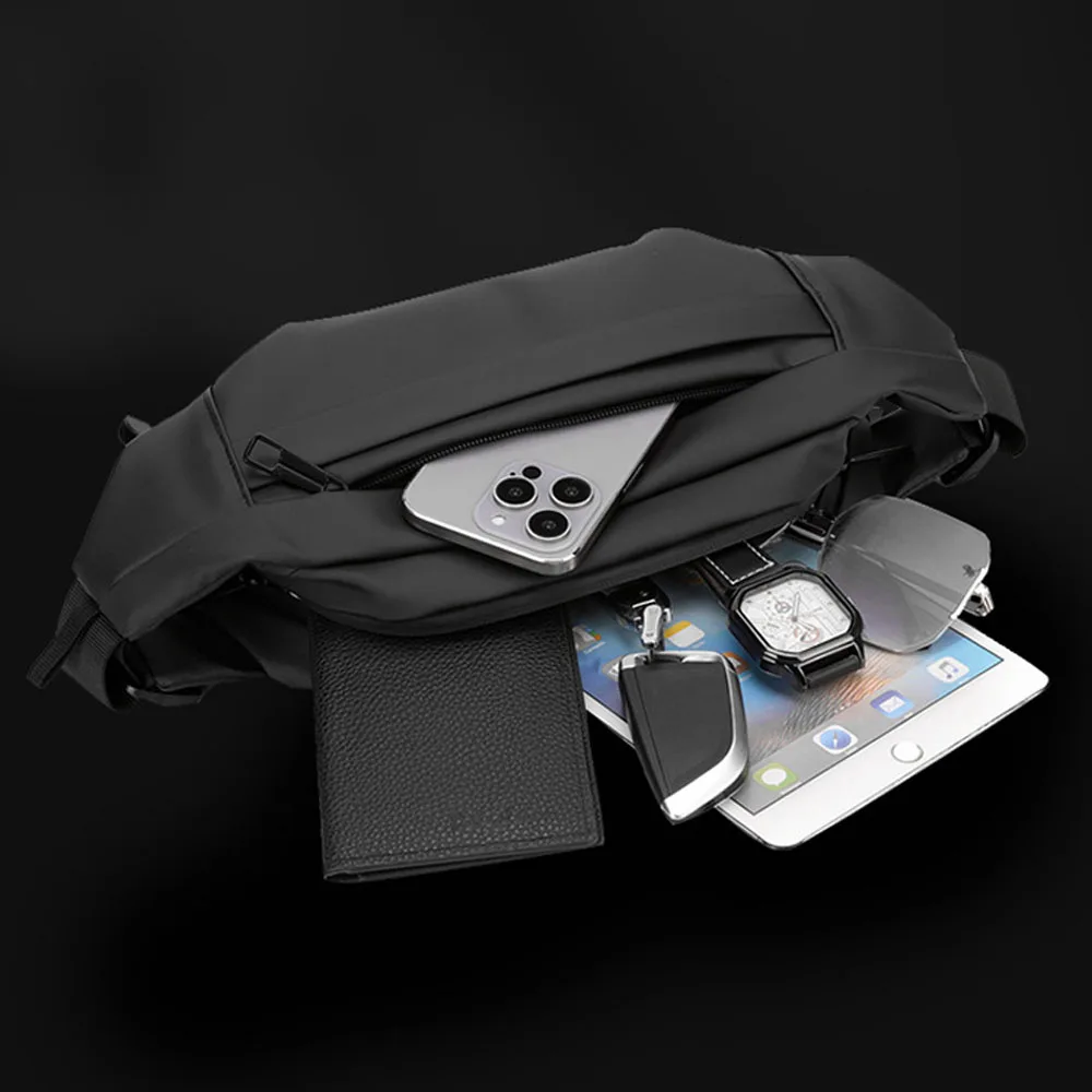 Multifunctional Men's Sport Travel Shoulder Crossbody Bag Organizer Husband Trend Handbag Sling Bag Outdoor Chest Bag for Men