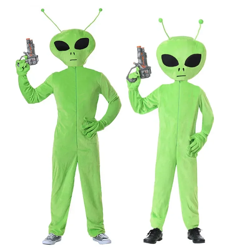 

Крутая Одежда для взрослых и детей, костюм Инопланетянина на Хэллоуин, карнавал, сценический костюм для представлений, новый костюм инопланетянина для ролевых игр, боди для косплея