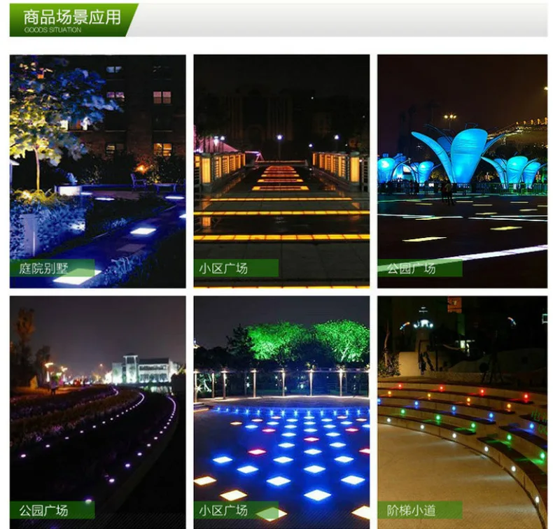 Outdoor Solar Powered Raised Road Stud Flash/Constant On Type Maker Pathway Deck Dock LED Steady Light