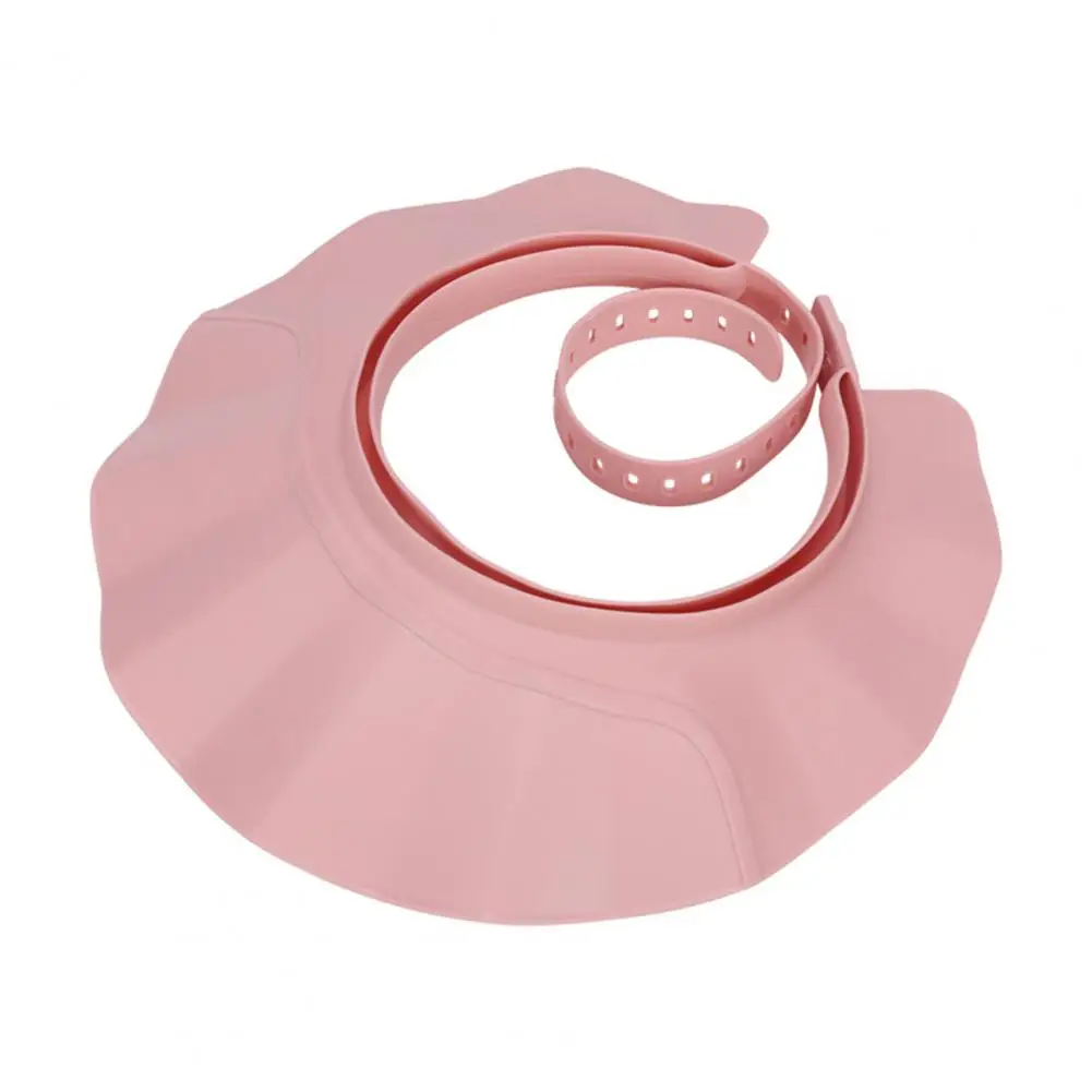 Adult adjustable shower cap shield for head ear eye protection