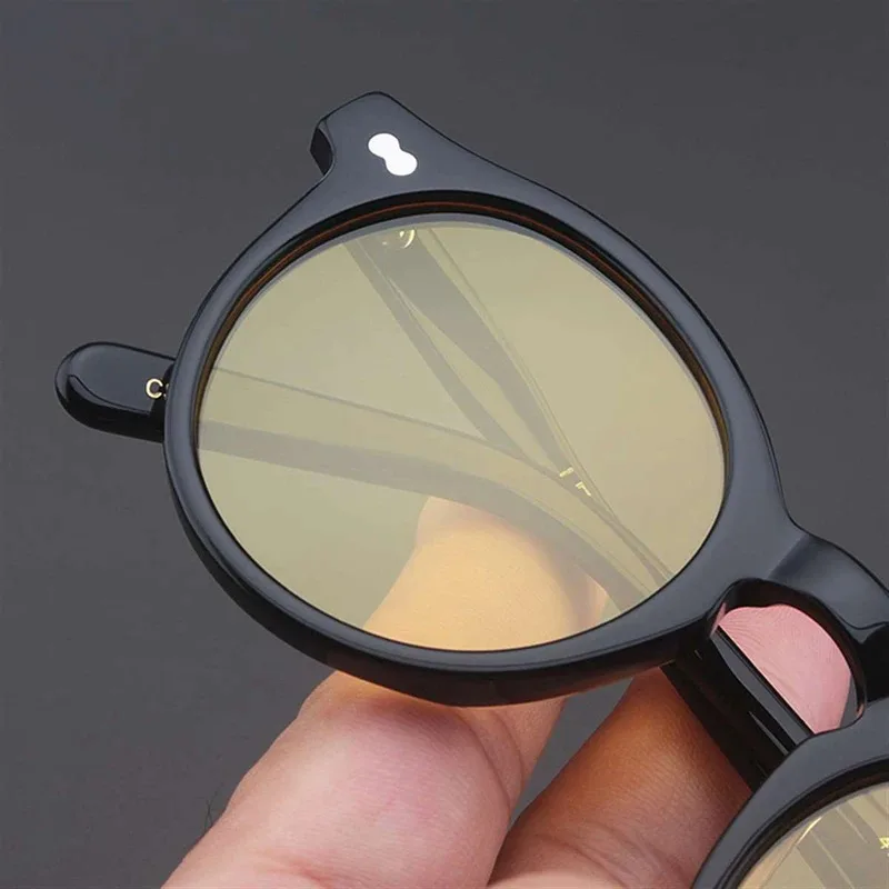 Johnny Depp Sonnenbrille für Herren und Damen, polarisiert, Miltzen-Stil, Marken-Vintage-Sonnenbrille mit Acetatrahmen für Herren, Brillen, Eyewear – Detail 10