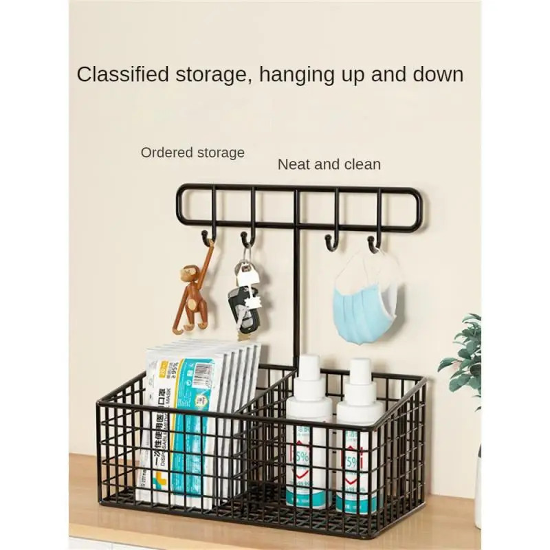 

Shelf Mask Storage Basket Wall-mounted Hanging Rack Porch Key Tabletop Door-in Shoe Cabinet Storage Rack Storage Box Pylons