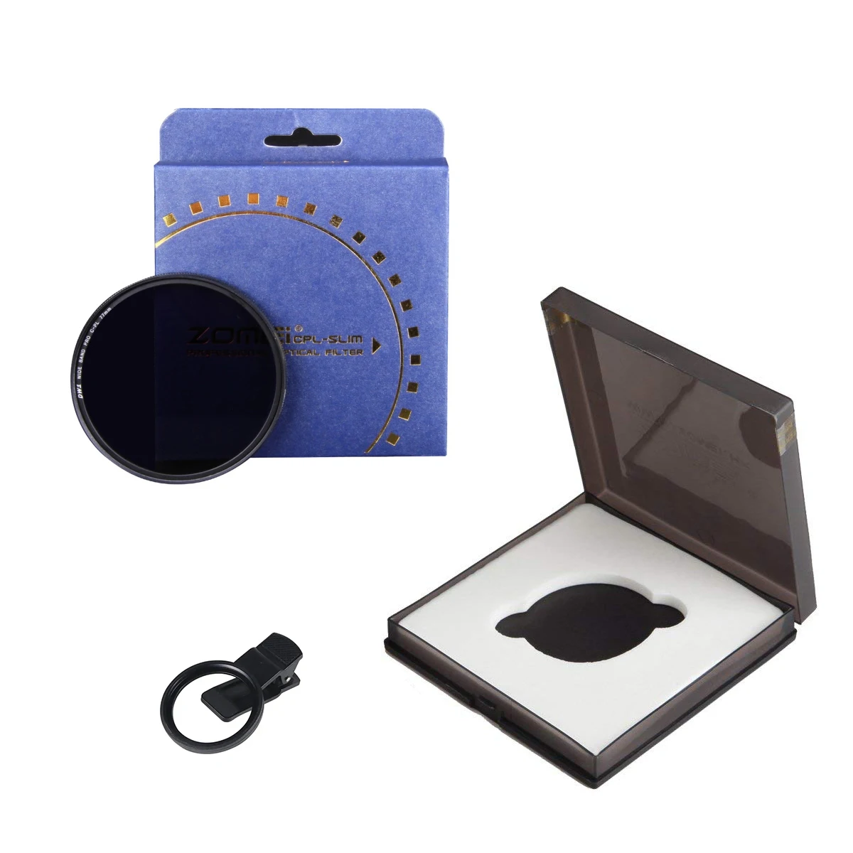 Zomei 49 mm CIR-PL Filtro polarizzatore circolare CPL per Canon Nikon Sony Pentax Fujifilm Olympus DSLR obiettivo