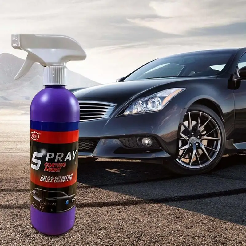 500Ml 3 In 1 Riparazione Vernice Per Auto Rivestimento In Ceramica Spray Quick Nano-Coating Spray Wax Automotive Idrofobo Polish Paint Cleaner