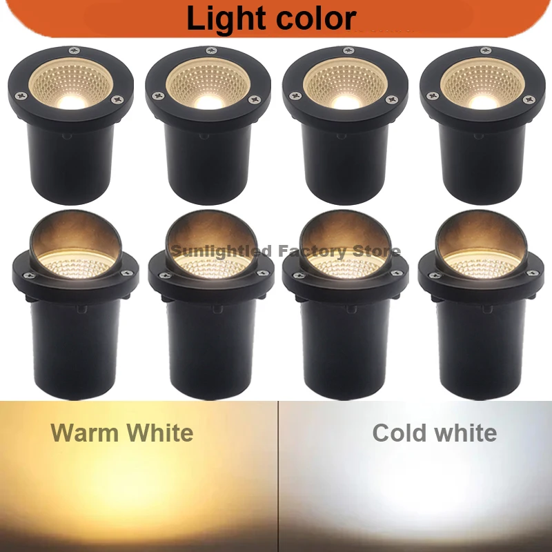 8pack LED Underground Lamp Waterproof In-Ground Light Buried Light Landscape Lighting for Path Deck Garden Outdoor Lamp 12V 220V led underground light