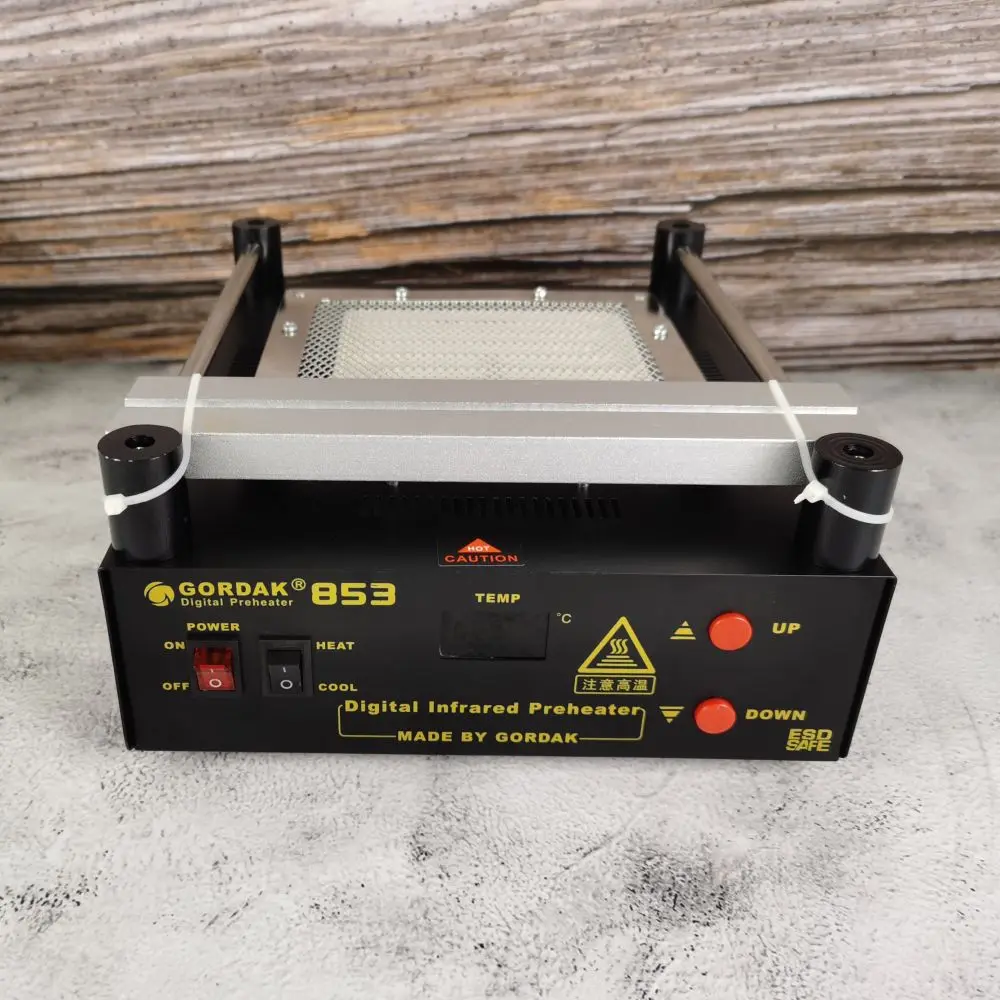 Gordak 853 IR infrared preheater BGA disassembly and assembly heating soldering station PCB board desoldering preheater gordak 853 ir infrared preheater bga disassembly and assembly heating soldering station pcb board desoldering bga rework station