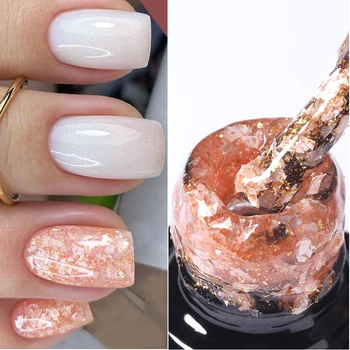 UR SUGAR 7 мл Золотой блестящий минеральный Гель-лак для ногтей отмачиваемый УФ-светодиодный гель для ногтей Платиновый Блестящий полуперманен...