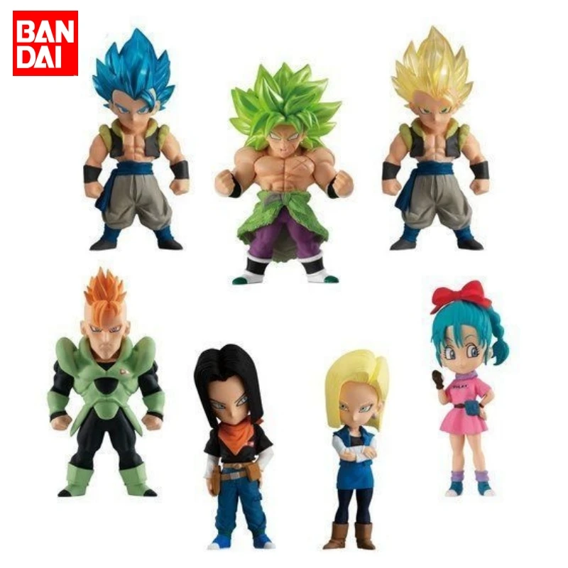

Bandai Original DRAGON BALL ADVERGE 12 Anime Figure 7Pcs ANDROID 16 Action Figure Toys For Kids Gift Collectible Model Ornaments