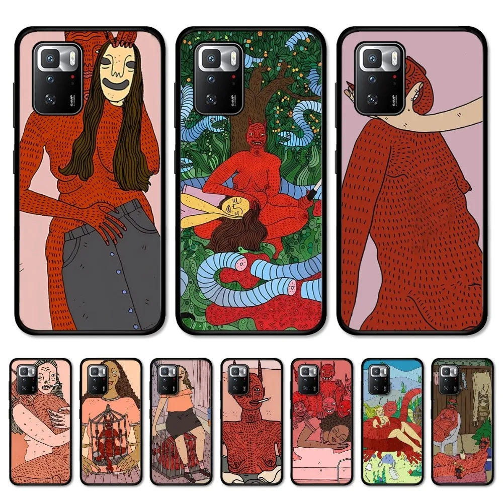 Custodia Per Telefono Polly Nor Art Per Redmi Note 4X5 A 6 7 8 Pro T 9 Pro 9S 10 Pro 11 Pro 11S 11Epro Pocom3Pro