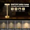 Rechargeable Table Lamp LED Touch Sensor Desktop Night Light Wireless Reading Lamp for Restaurant Hotel Bar Bedroom Decor Light 2
