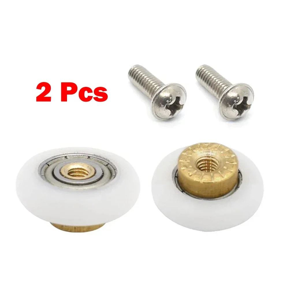 Description Picture 5 of item2pcs Shower Rooms Cabins Pulley Shower Room Roller Runners Wheels Pulleys Diameter 19mm 23mm 25mm 27mm Door Hardware