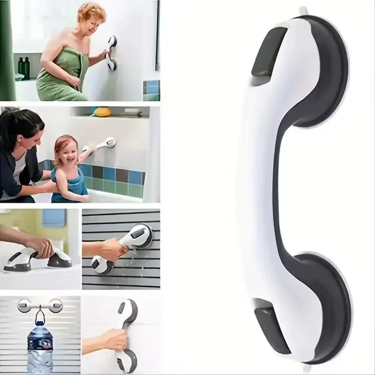 Shower Handle Grab Bars For Bathroom Bath Handle Grab Bars For Bathroom Safety Grab Bar Shower Handle With Strong Hold Suction C