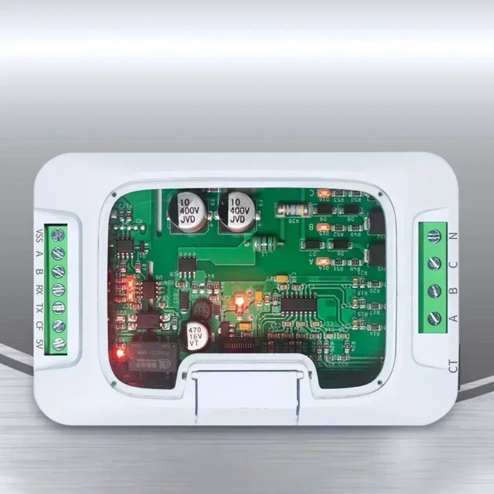 PZEM-6L24 50-560V AC 그리드 에너지 미터, 3상, 3선 Modbus-RTU 프로토콜, UART 485 통신 모니터링 모듈