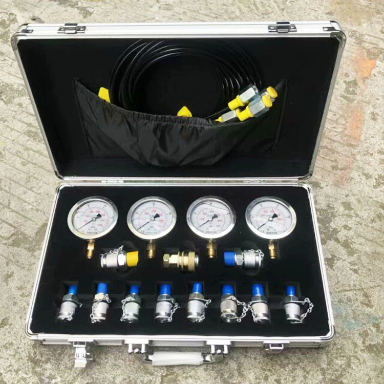 Excavator Hydraulic Oil Pressure Gauge Test Pressure Detector Precise Hydraulic Pressure