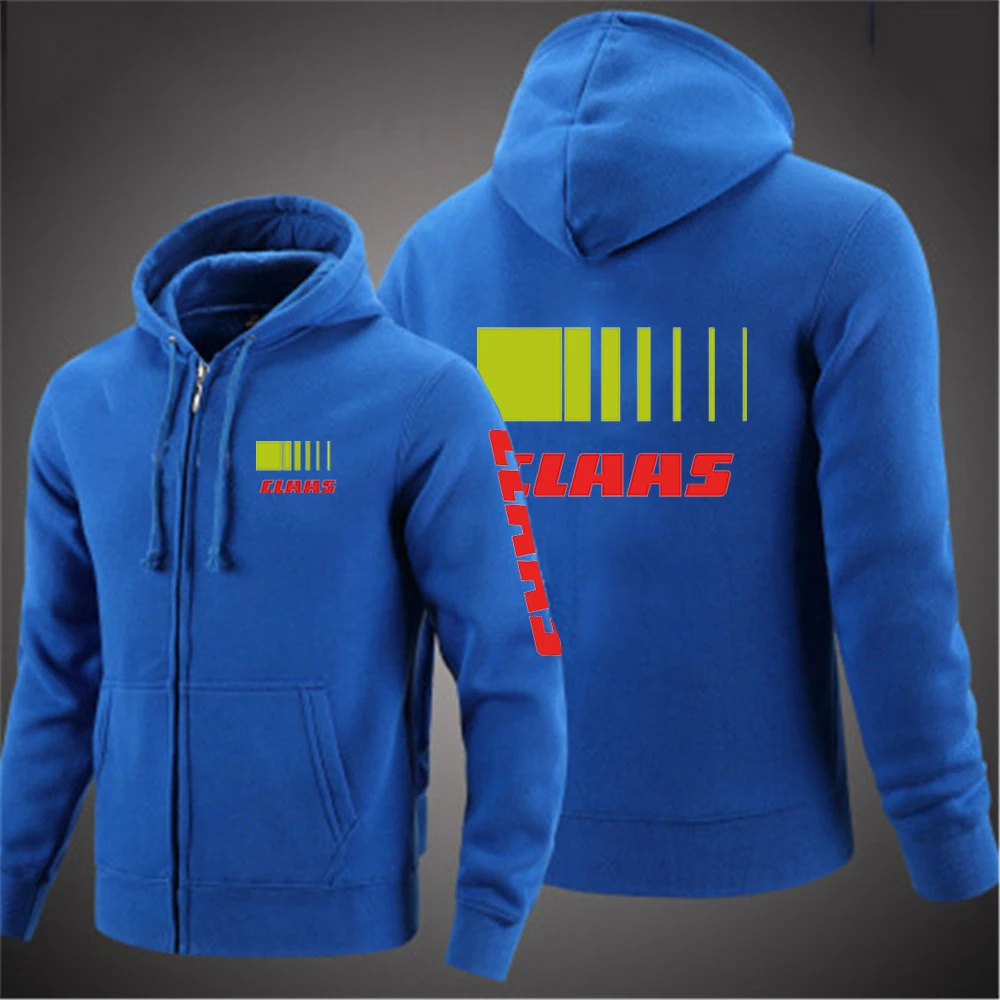 Men's Solid Color Zipper Hoodies Comfortable Autumn Sweatshirts