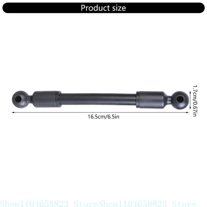 17mm  17mm 복합 볼 어댑터 360도 회전 볼 어댑터 더블 볼 소켓 장착 암용 익스텐더로드