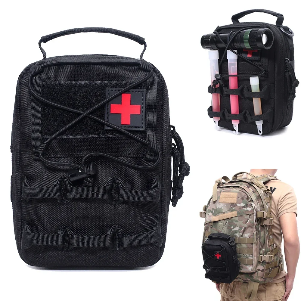 

Molle Tactical EDC Pouch Military First Aid Kit Bag Medical IFAK EMT Holder Camping Hunting Accessories Emergency Waist Pack Bag