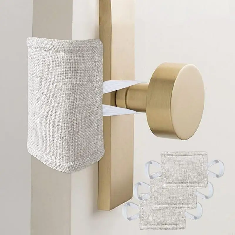 Pack of 3pcs Quiet Door Silencers Cushions for Baby Safety and Noise Reduction