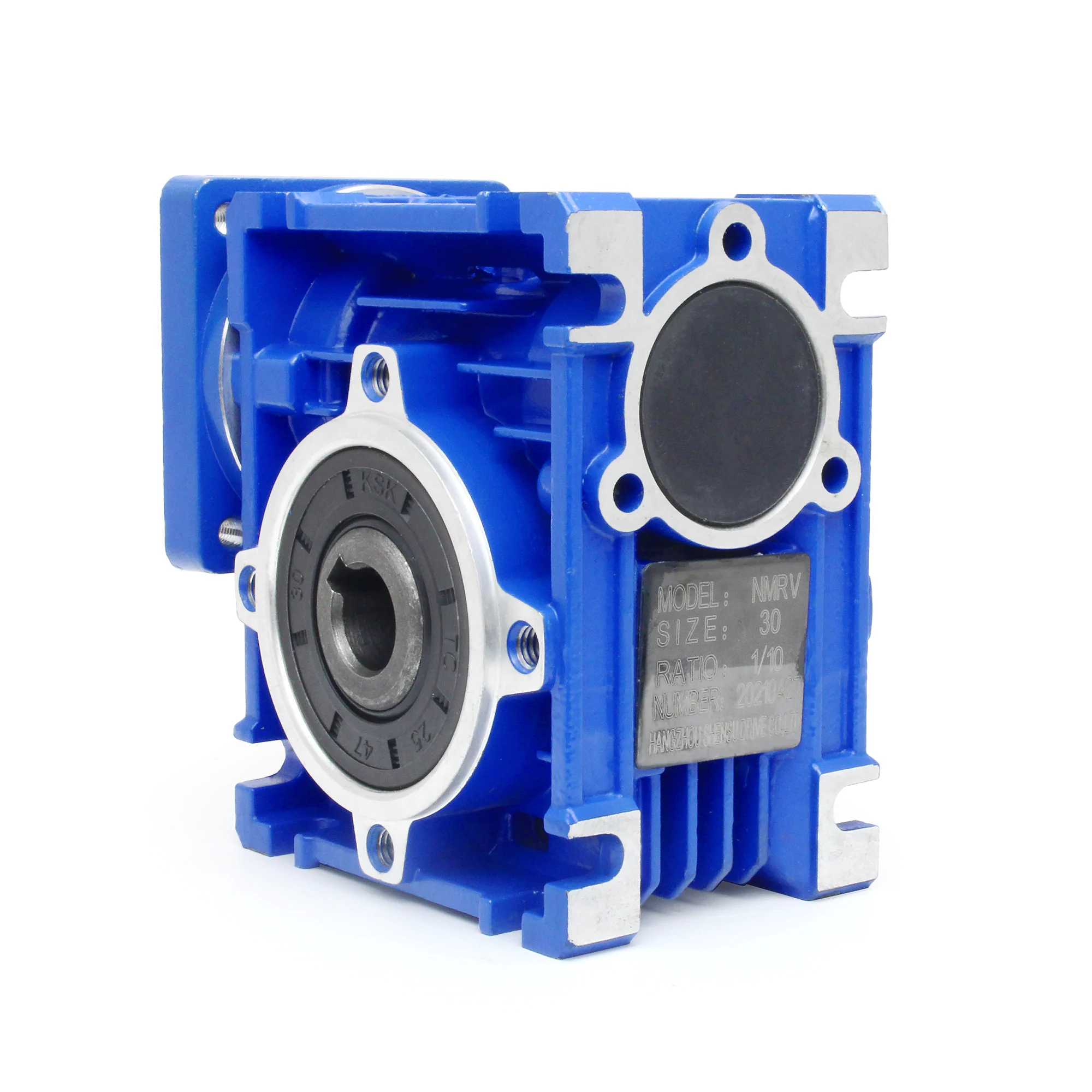 NEMA23 Motor Worm Gear Reducer NMRV030 High Torque Gearbox Reducer Input 11mm Output 14mm Gear Ratio 5:1/7.5:1/10:1/80:1 worm geared motor