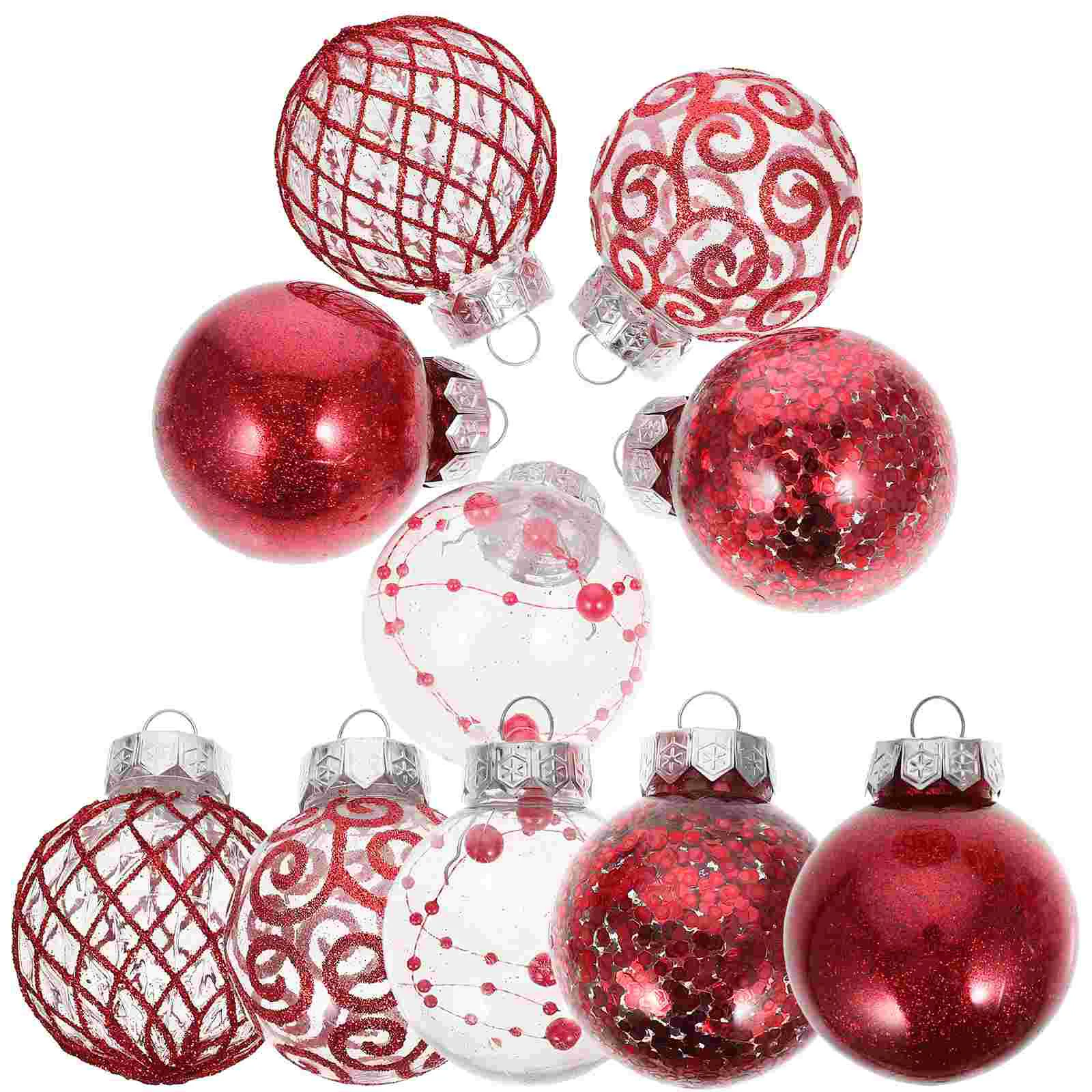 

Christmas Balls Glitter Bauble Ornaments Christmas Tree Hanging Pendent New Year Party Decorations Navidad