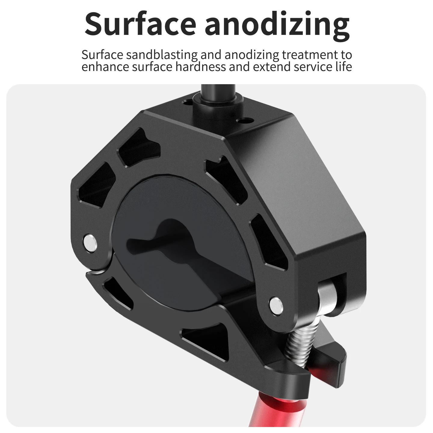 Handlebar Clamp Mount 360 Degree Ballhead Large Tube Bracket Super Clamp for GoP