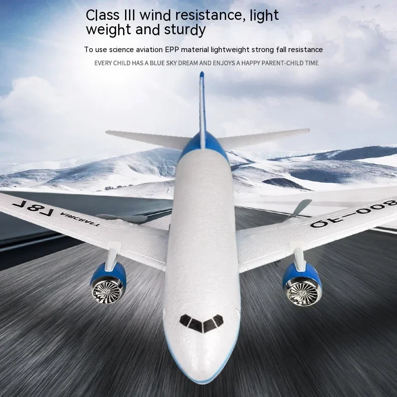 Remote-Controlled Passenger Aircraft Boeing 787 Glider Qf008 Rc 3-Channel Fixed Wing Aircraft 2.4g Children's Outdoor Toy Gift 6