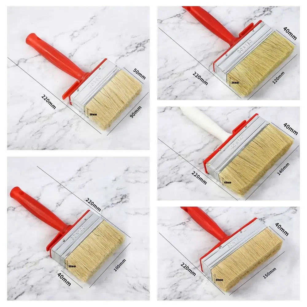 Home Improvement Wall Paint Brush PET Soft Bristle Durable Cleaning Brush ABS Handle Home Decoration Oil Painting Tools