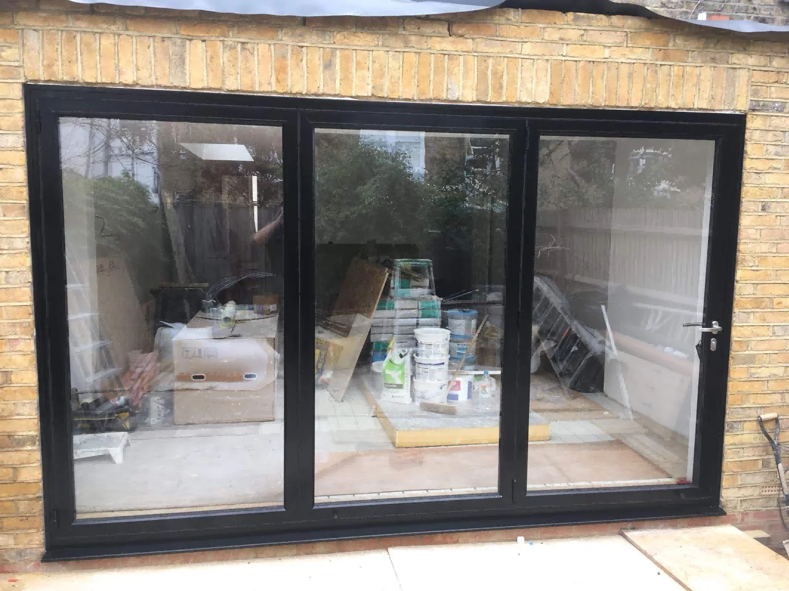 Bifold Door Home Interior Double-glazed Patio Folding Door Thermal Insulation Aluminum Alloy Folding Glass Doors for Sunroom