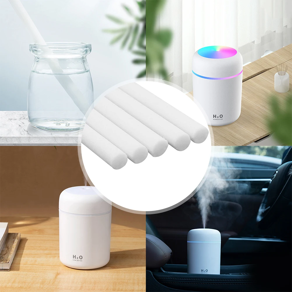 Humidifiers Filters Cotton Swab for Car Home Ultrasonic Humidifier Mist Maker Aromatherapy Machine Replacement Wicks