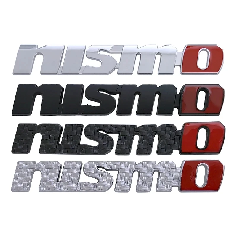 3D Metal Nismo Logo Lettere Car Front Grill Emblem Per Nissan Sentra 350Z 370Z Juke Patrol Y62 Tiida Nismo Sticker Accessori