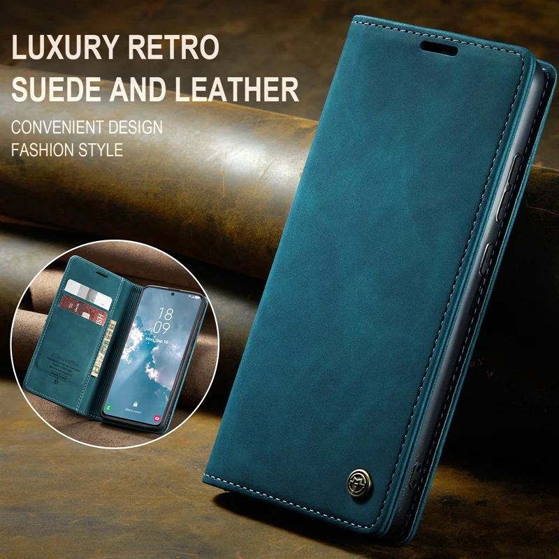 

Frosted PU Leather Strong Magnetic Wallet Case for Samsung Galaxy S23 S22 S21 S20 A13 A14 A23 A33 A53 A73 A52 A32 A22 A12 A50