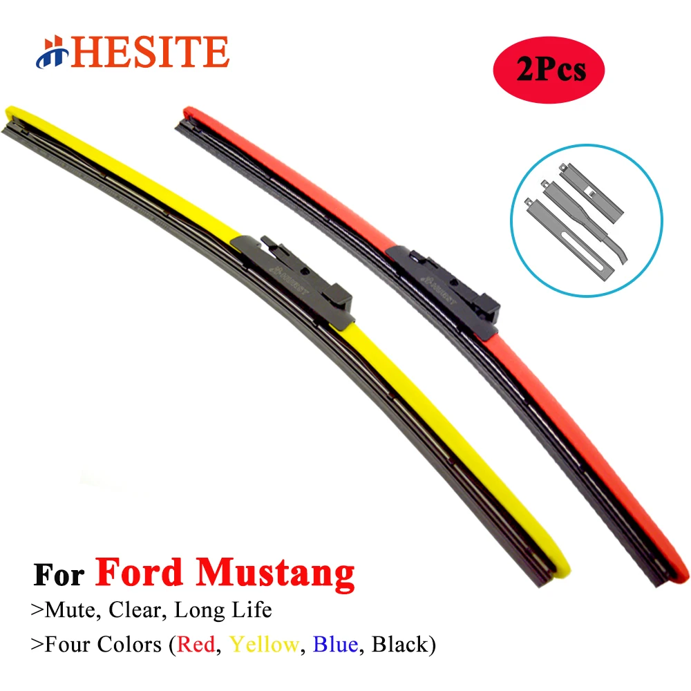 2pcs Colored Windscreen Car Wiper Blades For Ford Mustang Vehicle 2000