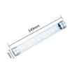 20Pcs Transparent Plastic Pen Holder Crystal Pen Cylinder Gift Box Tweezers Eyebrow Clip Universal Packaging Storage Boxes 6