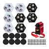 Self Adhesive Caster Wheels 8Pcs, Stainless Steel Ball Bearings For Kitchen Appliances 2