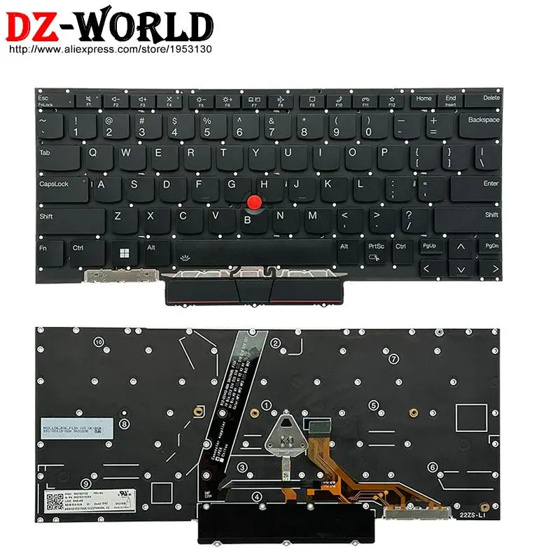 Eua Inglês jp Teclado Japonês para Lenovo Thinkpad x1 Nano Gen2 Gen3 Portátil Sn21e21128 Sn21e21126 Sn21e21102 uk - Imagem 3