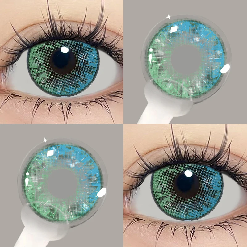 Vibrant Green Korean Big Eyes Cosplay Contact Lenses - Premium Quality & Fast Shipping