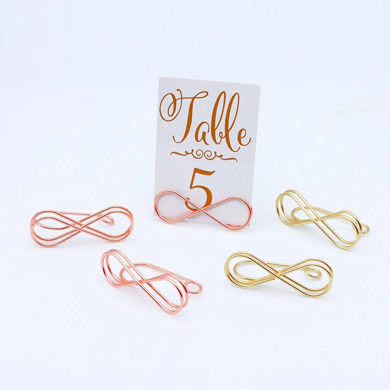 

Card Table Holder Gold Memo Clip Name Card Stand Paper Clip Photo Clip Rose Gold Stationery Office Table Accessories Memo Holder