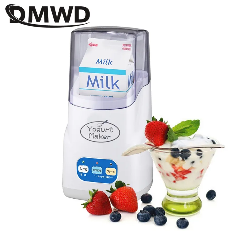 1L Automatic Yogurt Maker Temperature adjustable Multifunctional Leben Rice Wine Natto Caspian yogurt Fermenter With Timer EU US 3