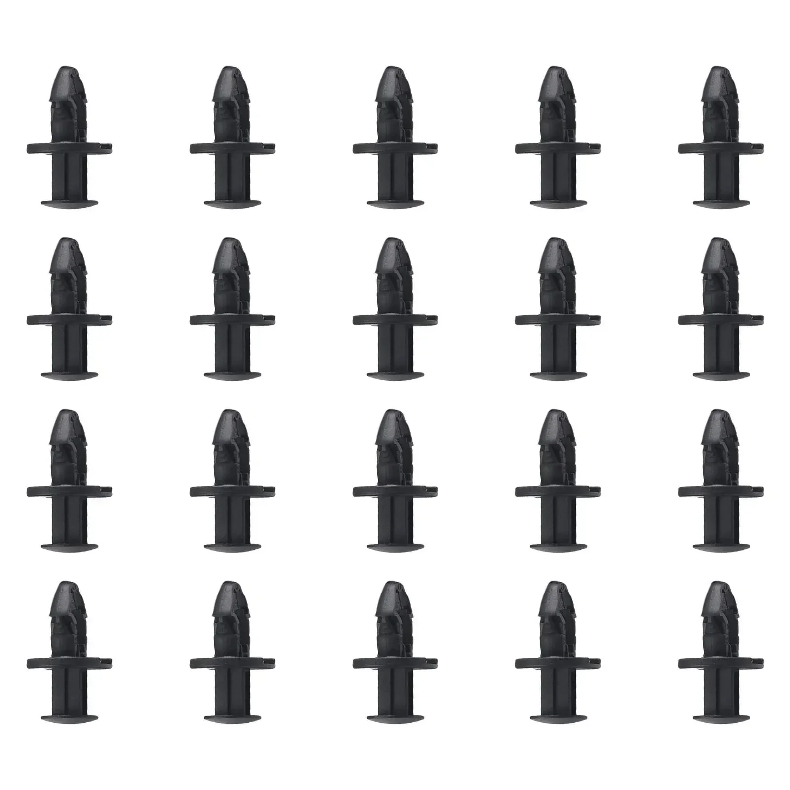 Lot De 20 Rivets Pour Dessous De Plateau Tesla Model 3 (2017+) - Référence 1128034-00-B - ABS Noir